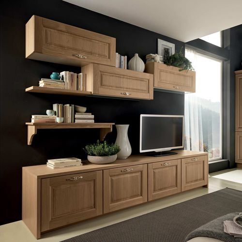 Meuble TV classique - BOLGHERI  - STOSA CUCINE - en bois massif