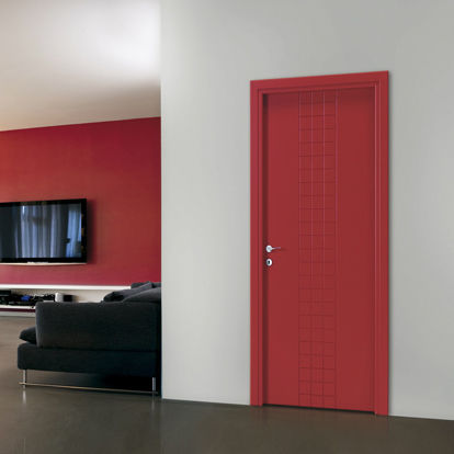 Porte d'intérieur - FORTE - Dierre - en bois / battante / vitrée