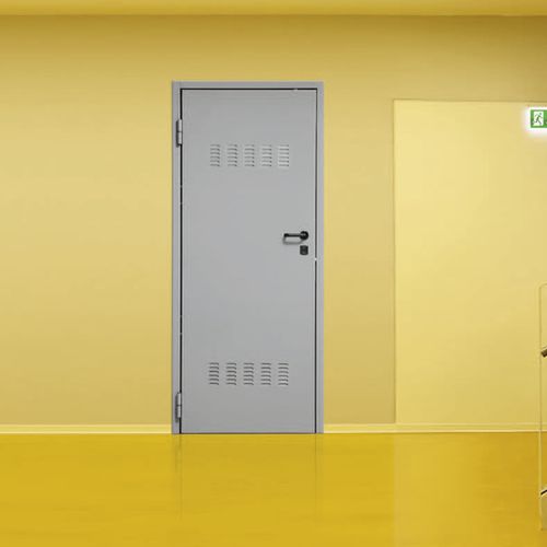 Porte d'entrée - D-ONE : UNDER - Dierre - en acier / battante / pleine