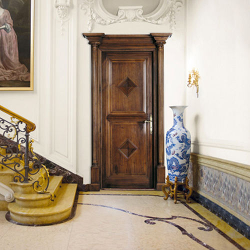 Porte d'intérieur - MANTEGNA - Dierre - en bois massif / battante / vitrée