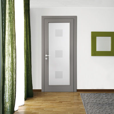 Porte d'intérieur - SAVINI - Dierre - en bois / en inox / battante