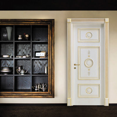 Porte d'intérieur - BONAPARTE - Dierre - en bois / battante / vitrée