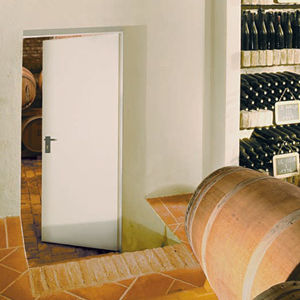 Porte d'intérieur - POLILUX - Dierre - en métal / battante / pleine