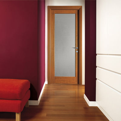 Porte d'intérieur - NOVELTY - Dierre - en bois / battante / coulissante