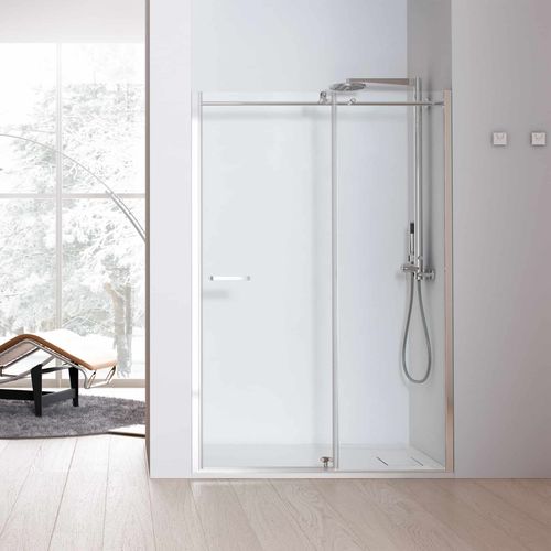 Cabine de douche en verre - SOLODOCCIA EVO  - Megius SpA - en aluminium / pivotante / d'angle