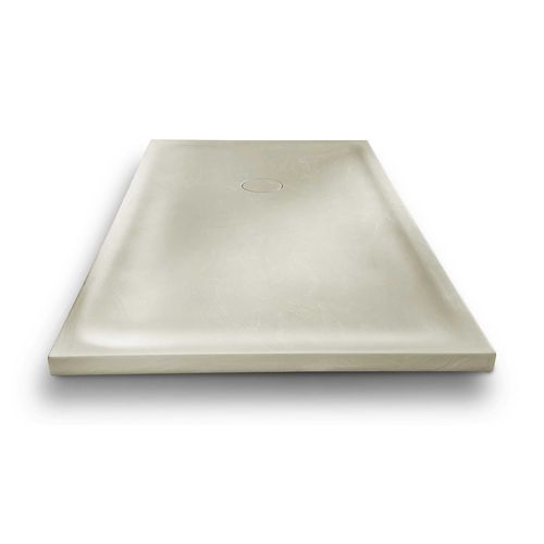 Bac à douche rectangulaire - CORIAN - Megius SpA - à carreler / en PMMA / antidérapant