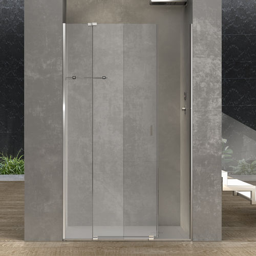 Cabine de douche en aluminium - ILLUSION P1S - Megius SpA - en inox / à portes coulissantes / carrée