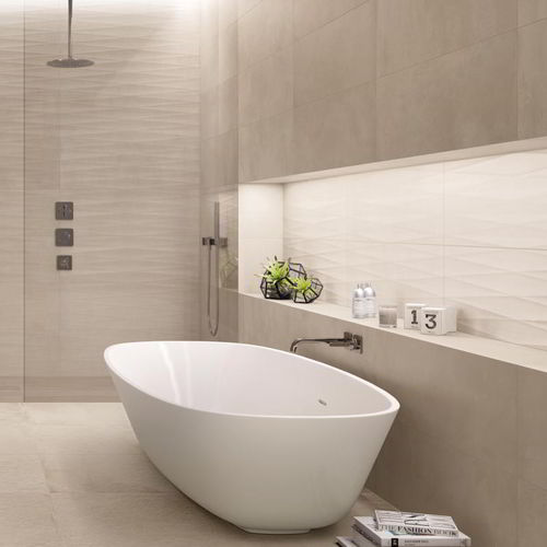 Carrelage en grès cérame - ART - CERAMICHE SUPERGRES - en céramique / finition naturelle / d'intérieur
