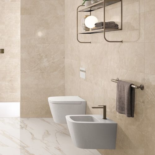 Carrelage en grès cérame - ROYAL - CERAMICHE SUPERGRES - poli / finition naturelle / d'intérieur