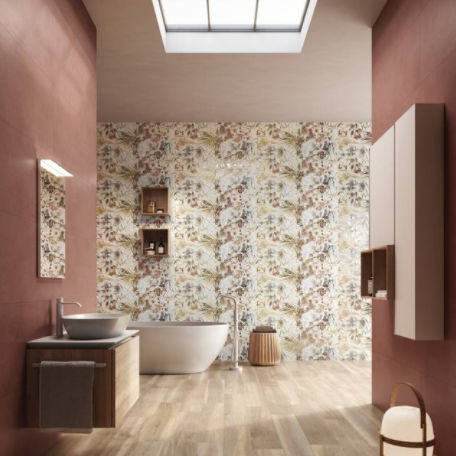 Carrelage en grès cérame - YOURMATCH : CHERRY - CERAMICHE SUPERGRES - brillant / d'intérieur / de salle de bain
