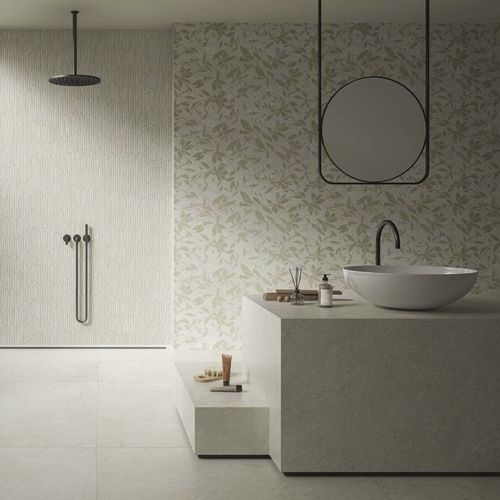 Carrelage en grès cérame - WHISPER - CERAMICHE SUPERGRES - texturé / 3D / d'intérieur