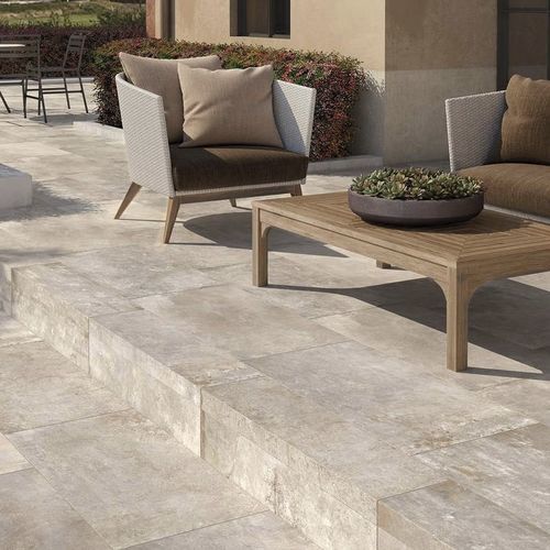 Carrelage en grès cérame - STORY T20 - CERAMICHE SUPERGRES - texturé / d'extérieur / de terrasse