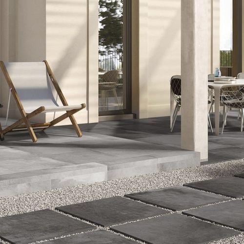 Carrelage en grès cérame - ART - CERAMICHE SUPERGRES - en ciment / 3D / structure