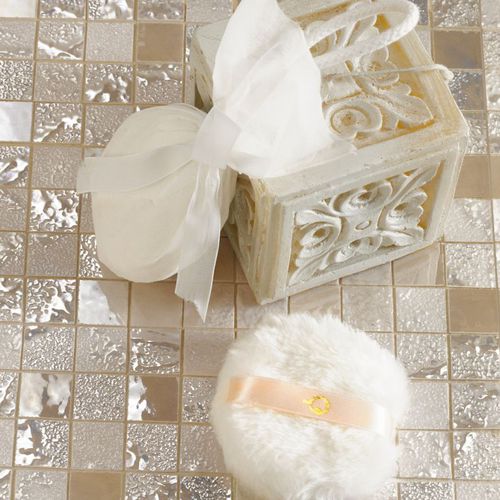 Mosaïque en grès cérame - FOUR SEASONS : SNOW  - CERAMICHE SUPERGRES - brillante / satinée / d'intérieur