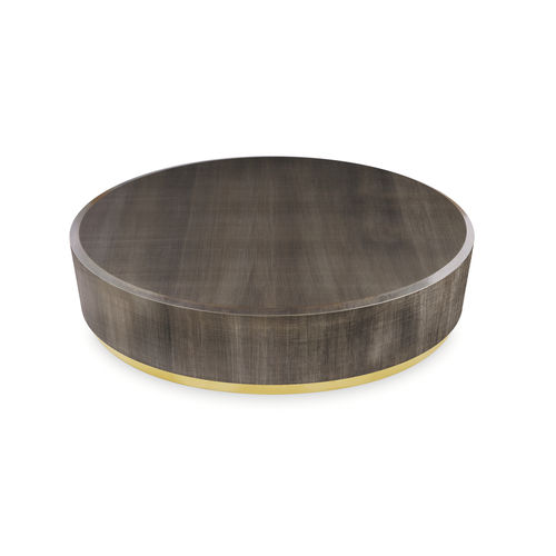 Table basse contemporaine - GONG - Gallotti&Radice - en bois / ronde / résidentielle