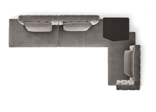 Canapé modulable - FIONA - Gallotti&Radice - contemporain / en tissu / en cuir