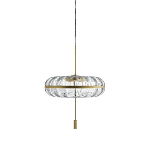 Suspension - JOLIE - Gallotti&Radice - en laiton / en verre soufflé / en verre de Murano