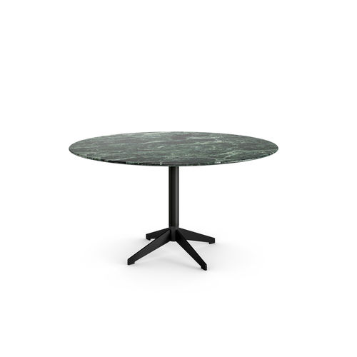 Table contemporaine - ZEN BLACK - Gallotti&Radice - en bois laqué / en verre / en marbre