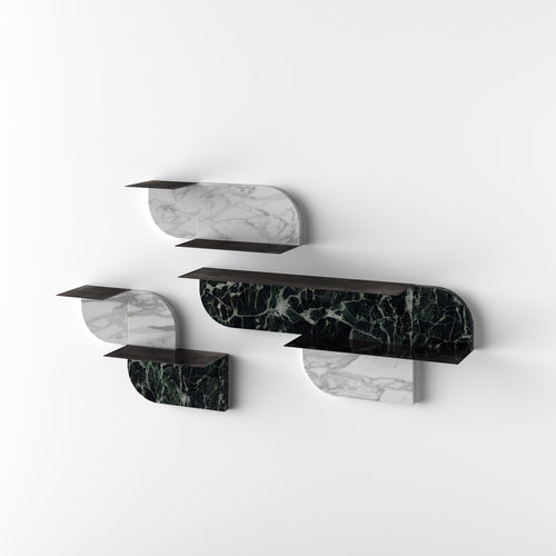 Étagère murale - ROUNDCUT - Gallotti&Radice - modulable / contemporaine / en métal