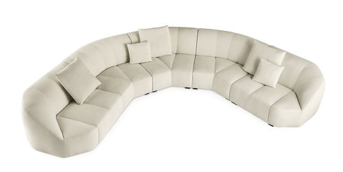 Canapé modulable - CLOUD INFINITY - Gallotti&Radice - contemporain / en tissu / en cuir