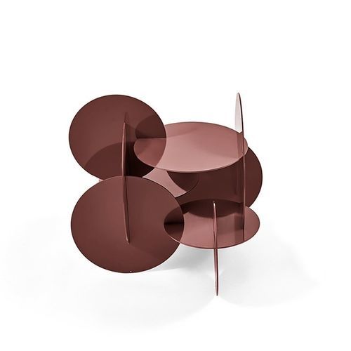 Table basse contemporaine - Monete - Gallotti&Radice - en métal laqué / avec piètement en métal / résidentielle