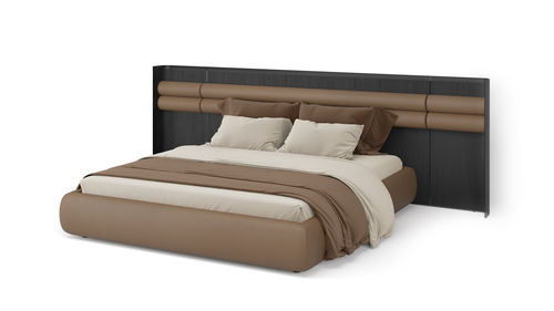 Lit double - Sunrise - Gallotti&Radice - contemporain / avec tête de lit / en tissu