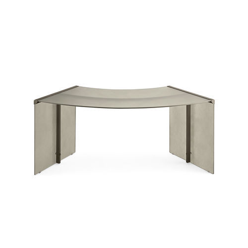 Bureau sur pied - President 50th - Gallotti&Radice - contemporain / en verre trempé / courbé