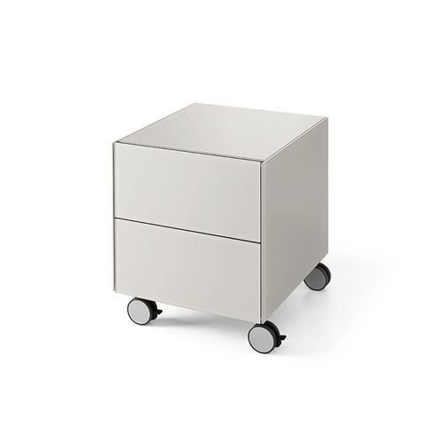 Caisson de bureau en verre laqué - AIR DRAWER / AIR DRAWER 3  - Gallotti&Radice - en verre trempé / à 2 tiroirs / à 3 tiroirs