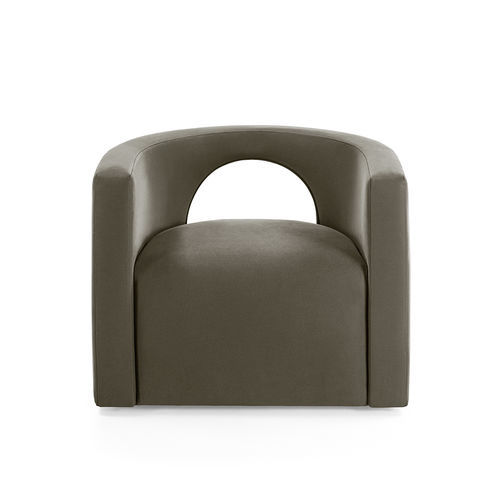 Fauteuil contemporain - H2O Lounge - Gallotti&Radice - en cuir / en tissu / en bois
