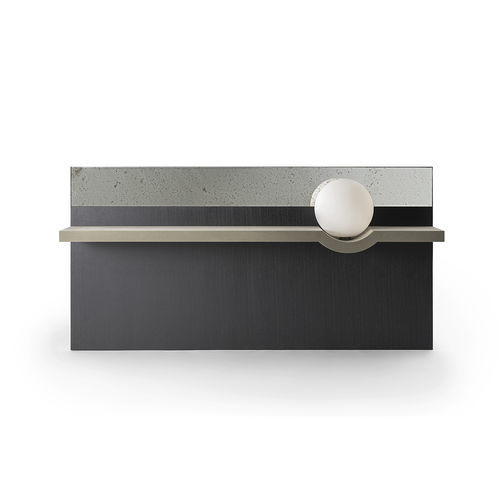 Étagère murale - STRESA MIRROR - Gallotti&Radice - contemporaine / en bois / en cuir