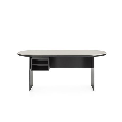 Bureau sur pied - SENSEI - Gallotti&Radice - moderne / en bois / en métal laqué