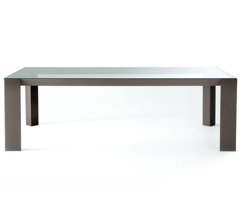 Table de conférence moderne - KOY - Gallotti&Radice - en aluminium / en placage de bois / en bois laqué