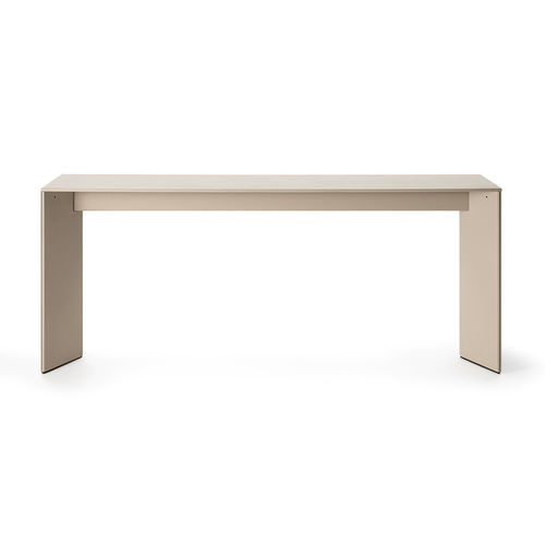 Console contemporaine - DOLM - Gallotti&Radice - en bois / en verre / avec piètement en bois