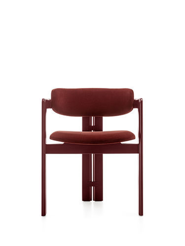 Chaise contemporaine - 0414  - Gallotti&Radice - d'intérieur / en velours / en frêne