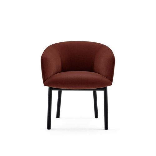 Fauteuil contemporain - LIVRETTE - Gallotti&Radice - en cuir / en mousse de polyuréthane / en tissu