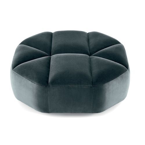 Pouf contemporain - CLOUD - Gallotti&Radice - en cuir / en bois / en tissu