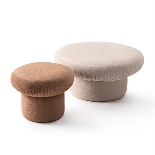 Pouf contemporain - NALA - Gallotti&Radice - en tissu / en mousse de polyuréthane / bois