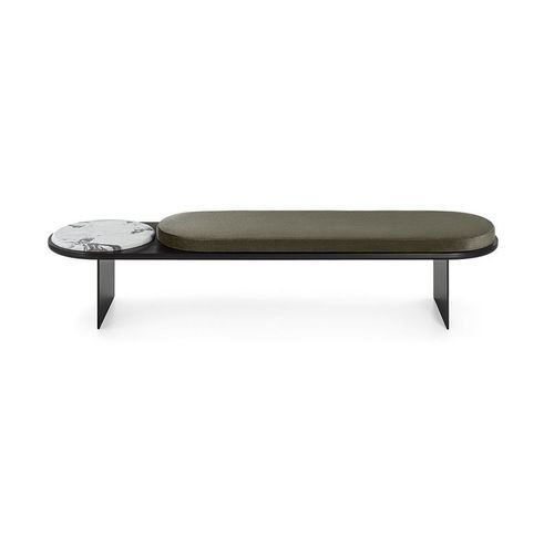Banquette moderne - SENSEI - Gallotti&Radice - en métal / en tissu / en marbre