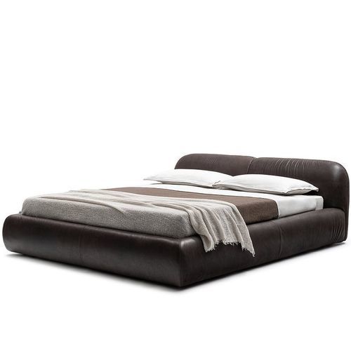 Lit double - P26 - Gallotti&Radice - contemporain / avec tête de lit / avec tête de lit tapissée