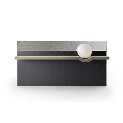 Étagère murale - STRESA - Gallotti&Radice - contemporaine / en bois teinté / en cristal