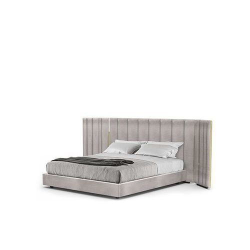Lit double - YUKI - Gallotti&Radice - contemporain / avec tête de lit inclinable / avec tête de lit tapissée