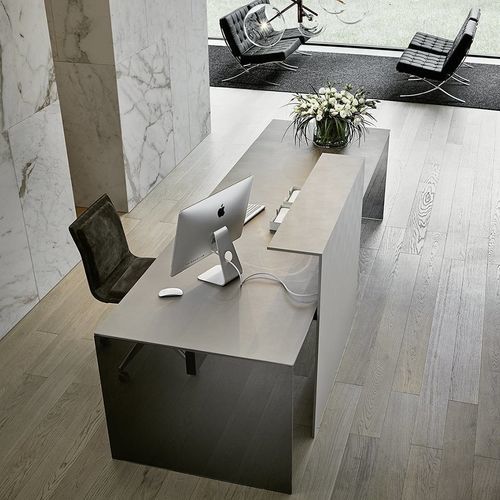 Bureau sur pied - AIR MODESTY - Gallotti&Radice - contemporain / en aluminium / en aluminium anodisé