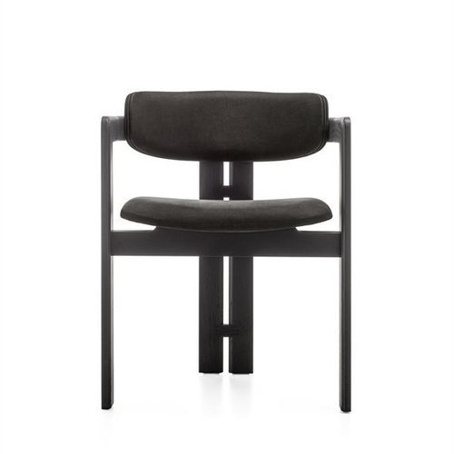 Fauteuil contemporain - 0414 - Gallotti&Radice - en cuir / en mousse de polyuréthane / en tissu