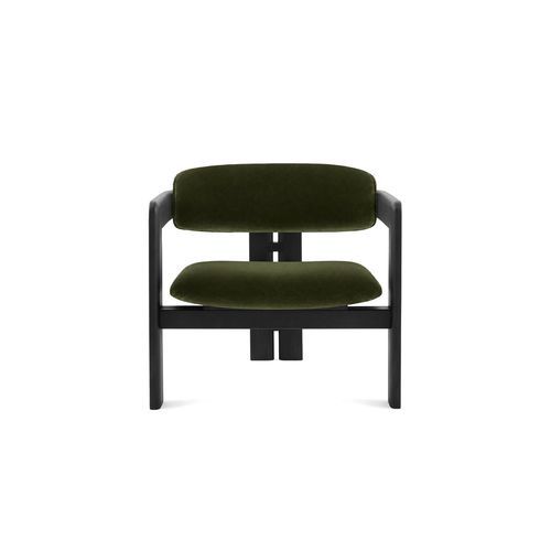 Fauteuil contemporain - 0417  - Gallotti&Radice - en cuir / en tissu / en frêne