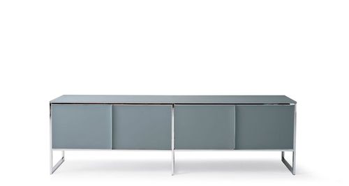 Buffet contemporain - ERMINIA - Gallotti&Radice - en bois / en verre / en inox