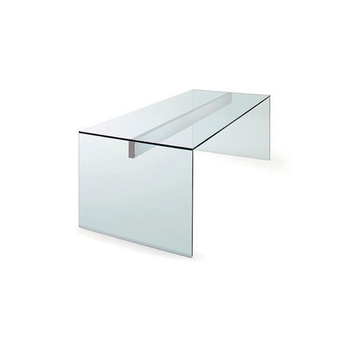 Bureau sur pied - AIR - Gallotti&Radice - contemporain / en verre / droit