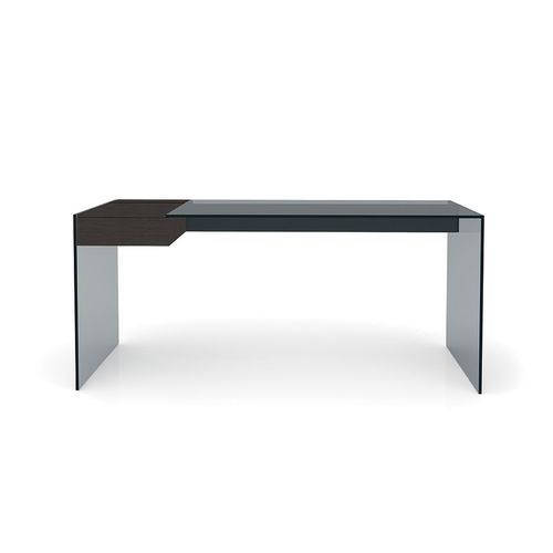 Bureau contemporain - AIR W - Gallotti&Radice - en frêne / en aluminium / en inox