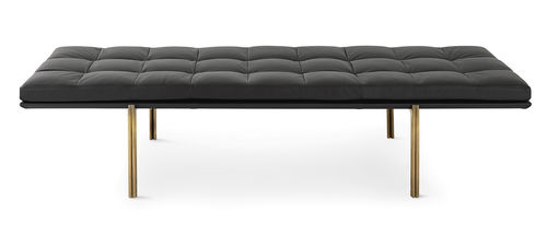 Méridienne contemporaine - TWELVE-DAY BED - Gallotti&Radice - en tissu / en cuir