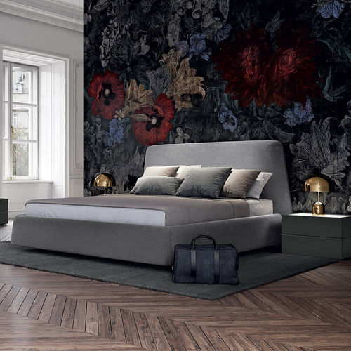 Lit double - BELLINI - Febal Casa - contemporain / tapissé / avec tête de lit