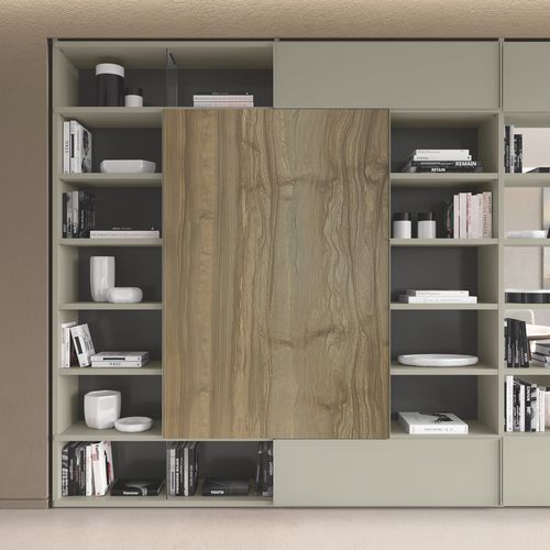Bibliothèque modulable - TRENTA 06 - Febal Casa - haute / sol plafond / contemporaine